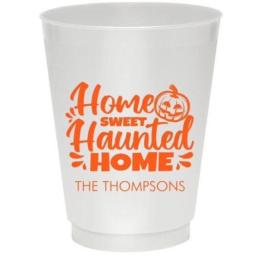 Home Sweet Haunted Home Colored Shatterproof Cups